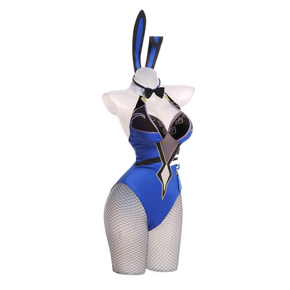 Genshin Impact Bunny Girl Yelan Cosplay Kostüm