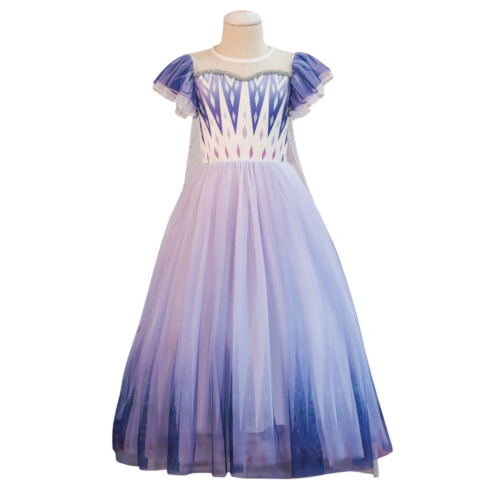 Kids Child Size Disney Frozen 2 Elsa Purple Dress Cosplay Costume – Gcosplay Kids Child Size Disney Frozen 2 Elsa Purple Dress Cosplay Costume – Gcosplay