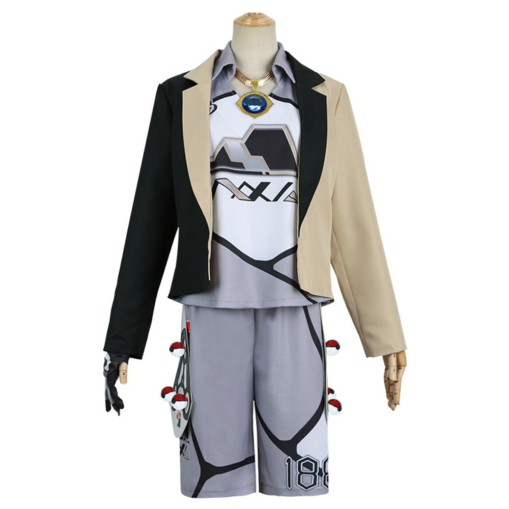 Pokemon Sword And Shield Gordie Uniform Cosplay Costume