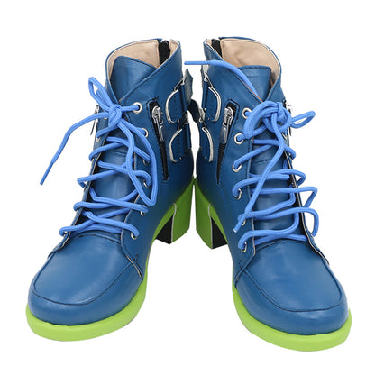 Zapatos de cosplay azules Frontline AEK-999 para niñas