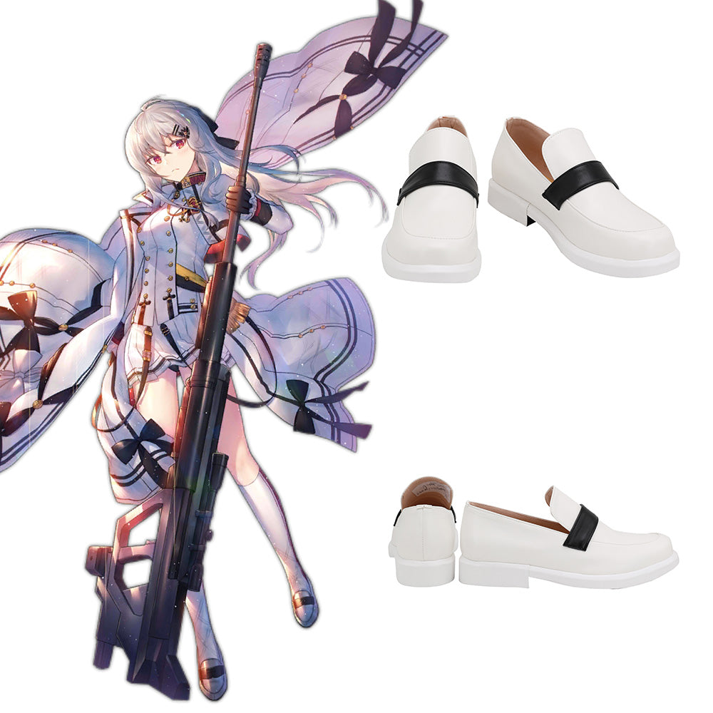 Girls' Frontline IWS2000 White Cosplay Shoes
