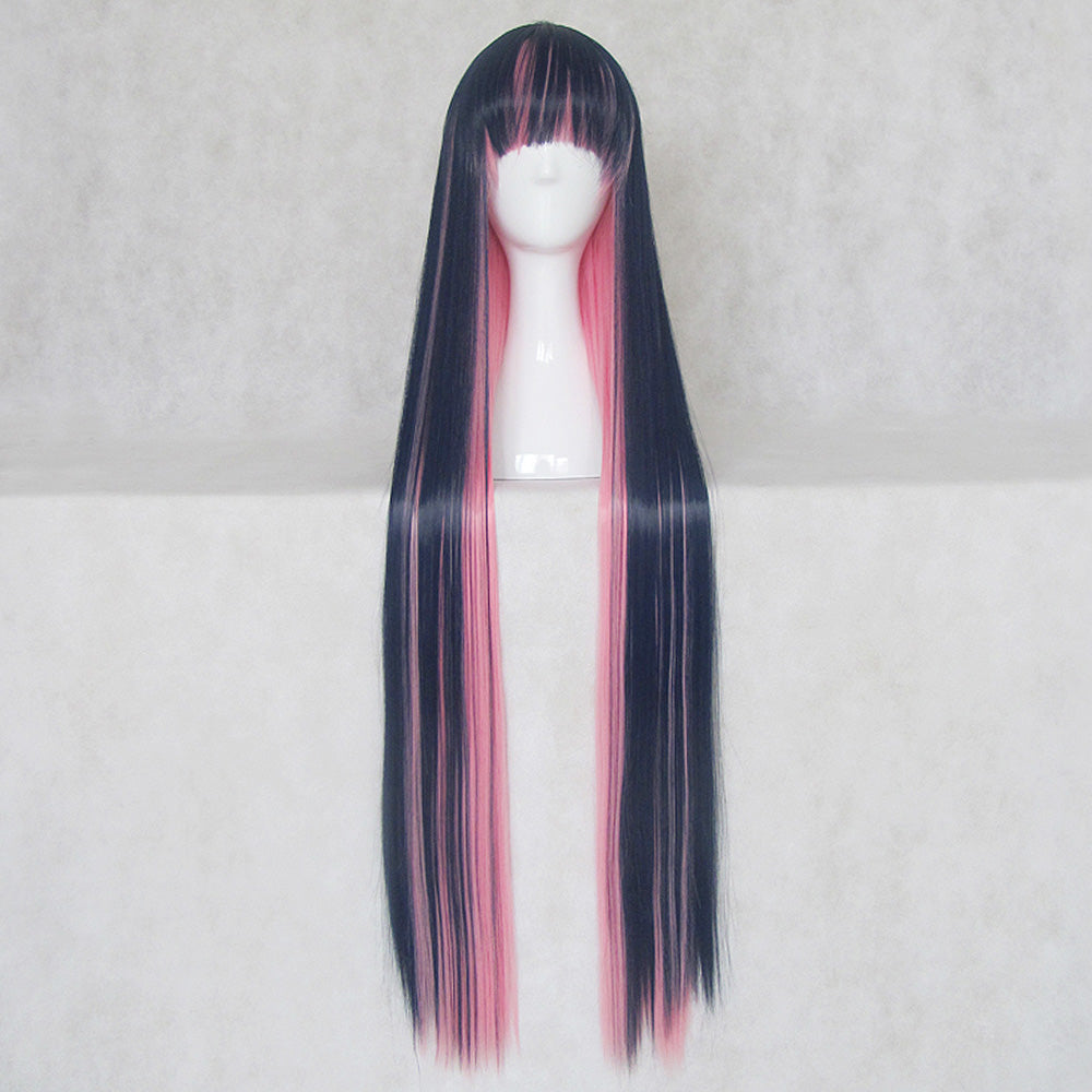 Panty And Stocking With Garterbelt Stocking Blue Pink Cosplay Wig