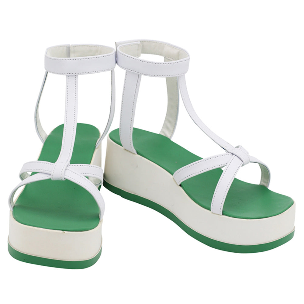 Fate Grand Order 2019 Summer Okita Souji Swimsuit White Cosplay Shoes