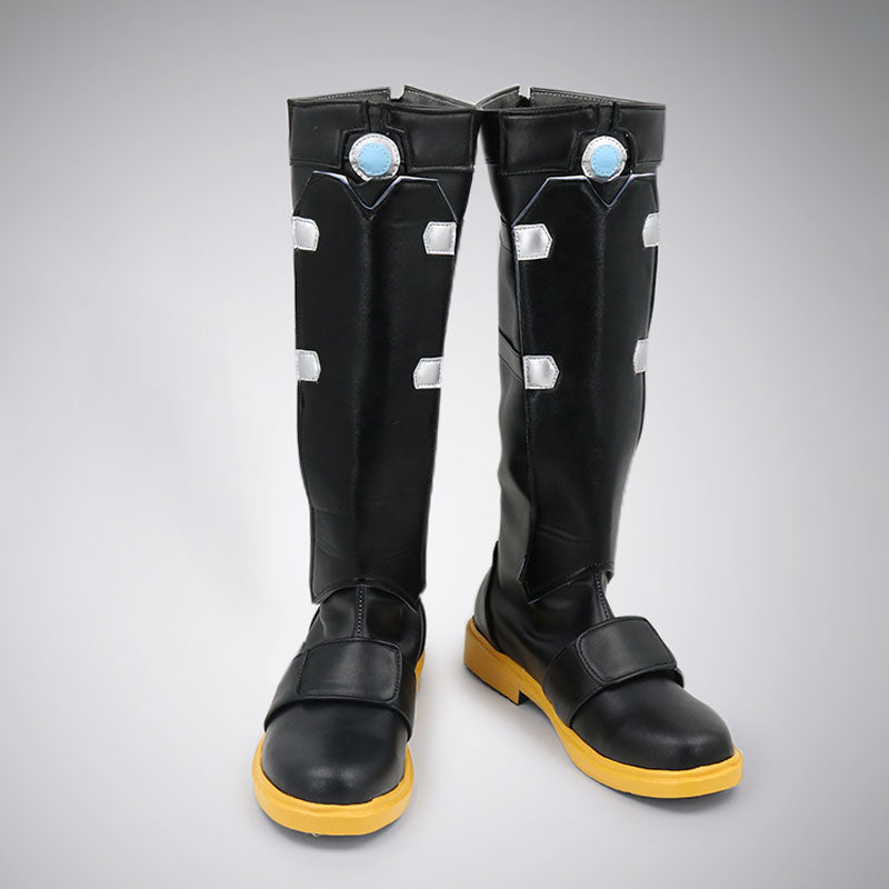 Xenoblade Chronicles 3 Noah Chaussures noires Cosplay Bottes