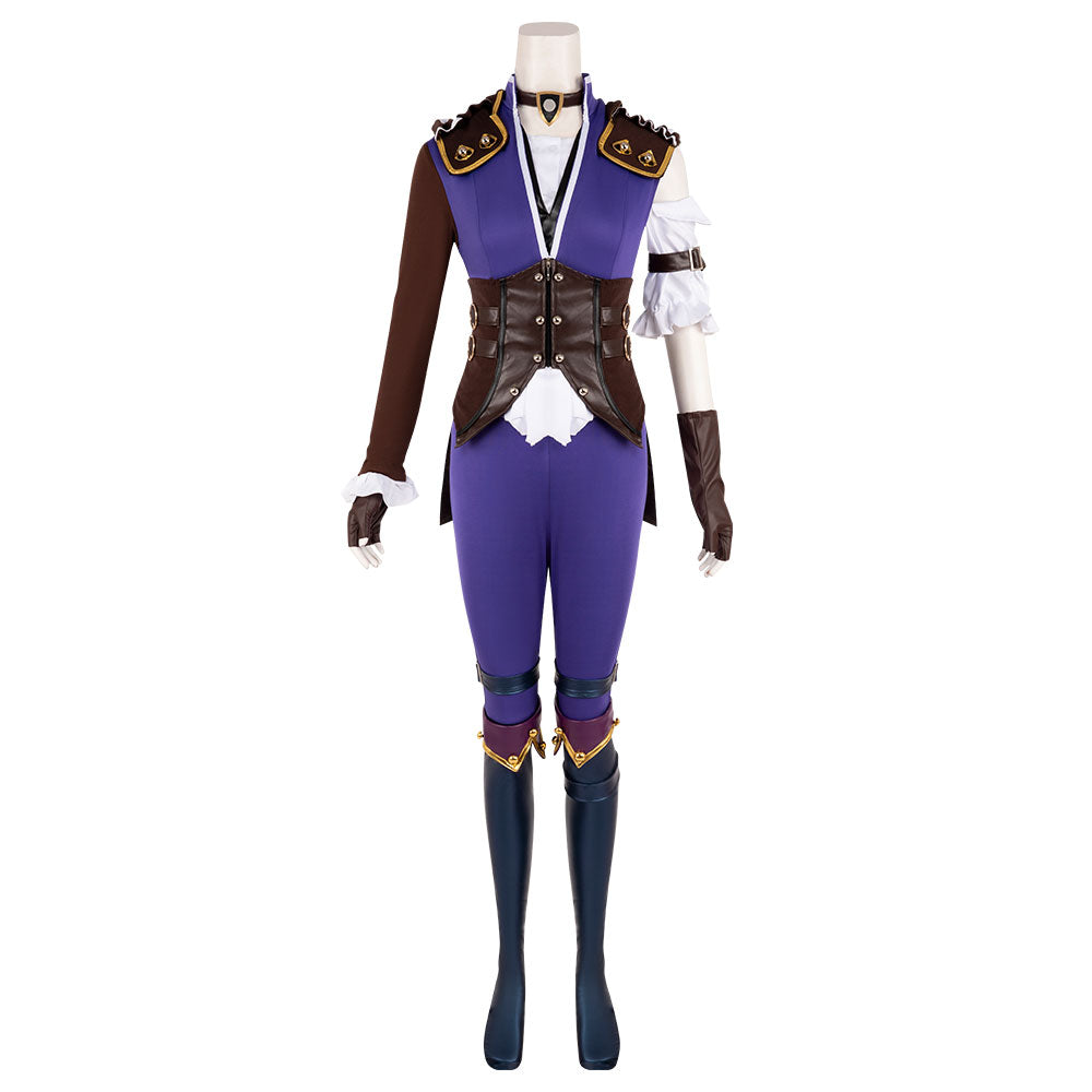 Arcane Caitlyn from League of Legends LOL Cosplay Costume