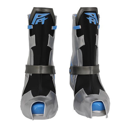 Botas de Cosplay para niñas Frontline PA15 Sliver Black Shoes