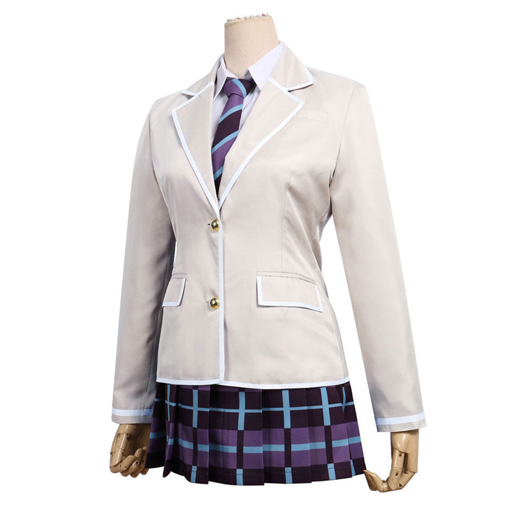BanG Rêve !  Costume de Cosplay uniforme scolaire Roselia Yukina Minato