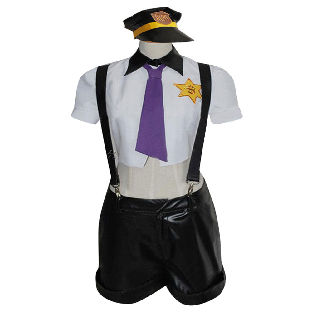 产品 Panty und Strumpf mit Strumpfhalter Polizei Cosplay Kostüm