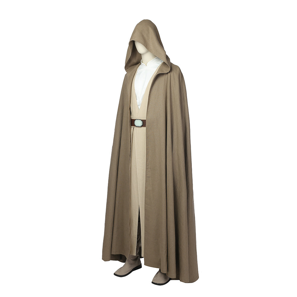 Star Wars The Last Jedi Luke Skywalker Cosplay Costume - No Boots