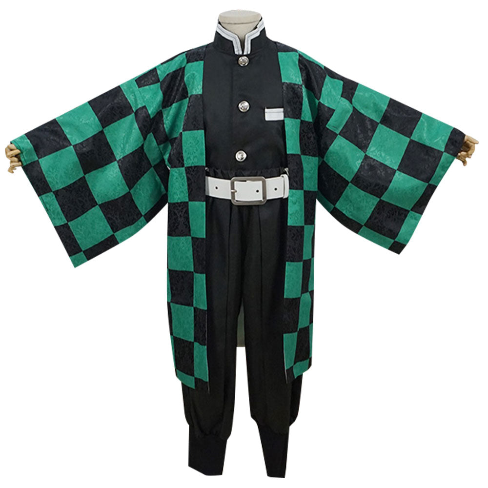Demon Slayer per bambini: costume cosplay Kimetsu No Yaiba Kamado Tanjirou