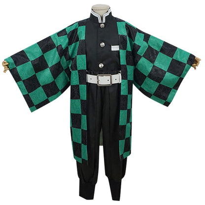 Demon Slayer per bambini: costume cosplay Kimetsu No Yaiba Kamado Tanjirou