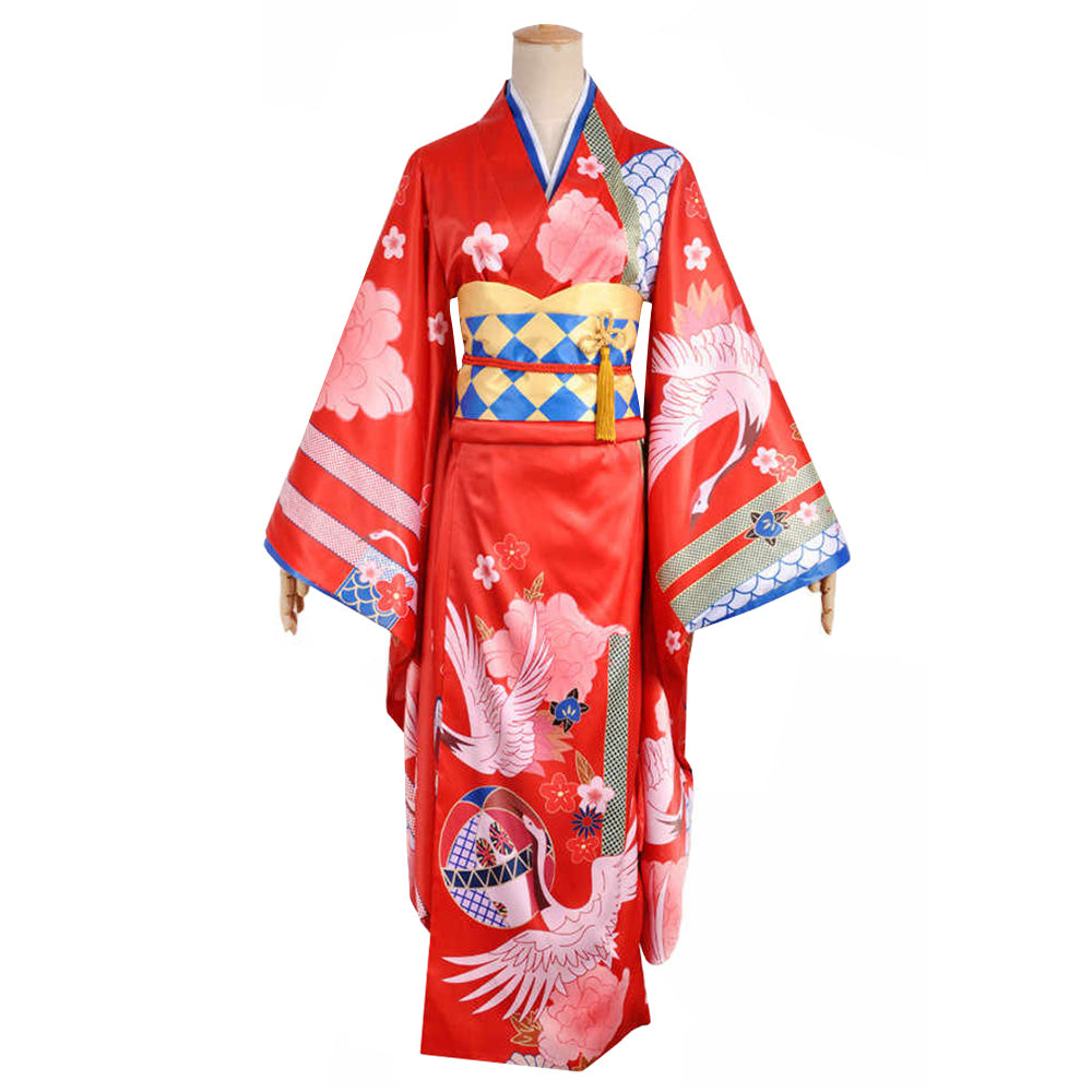 Disfraz de Cosplay de Vocaloid Hatsune Miku Kimono Yukata