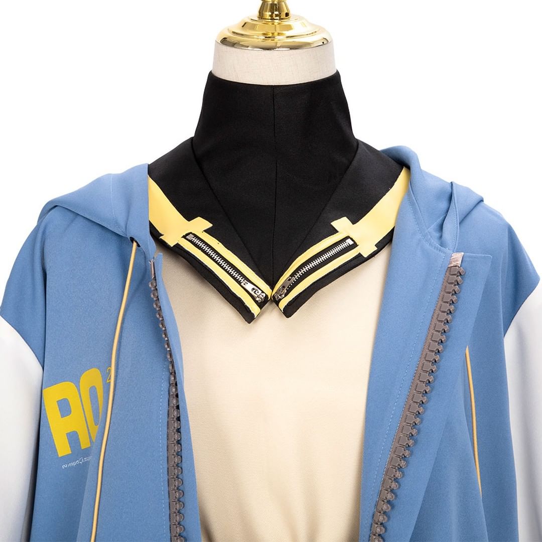 Guilty Gear Strive Bridget Cosplay Costume Hoodie Jacket Skirt Party Outfit  Full