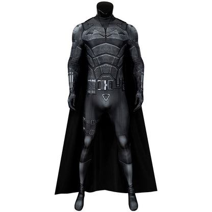 DC The Batman 2022 Bruce Wayne Robert Pattinson Zentai Jumpsuit Cosplay Costume