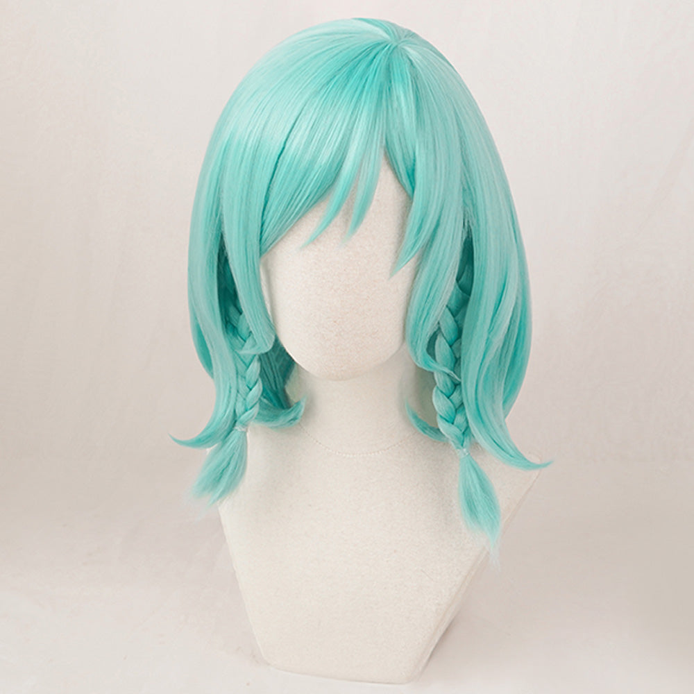 BanG Dream! Hikawa Hina Blue Green Cosplay Wig