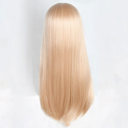 Guilty Gear STRIVE Millia Rage Golden Orange Cosplay Perücke