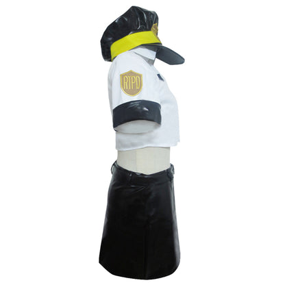 Mutandine e calze con reggicalze Panty Costume cosplay della polizia