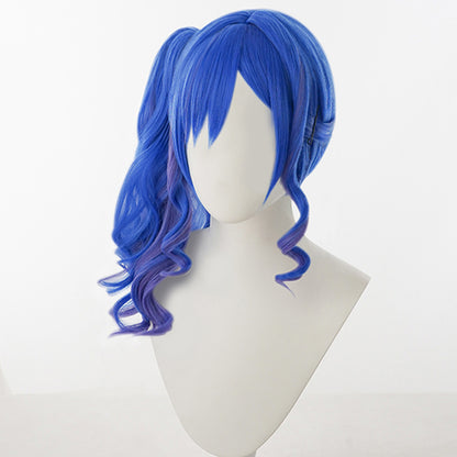 碧藍航線聖路易斯奢華手柄藍色角色扮演假髮