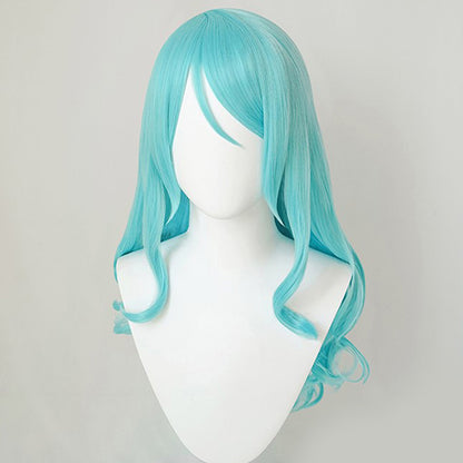 BanG Dream! Roselia Hikawa Sayo Blue Green Cosplay Wig