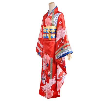 Disfraz de Cosplay de Vocaloid Hatsune Miku Kimono Yukata