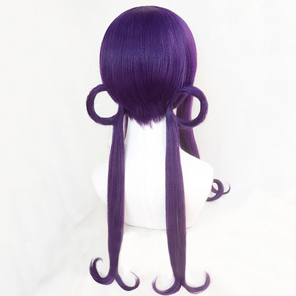 Jibaku Shounen Hanako-Kun Akane Aoi Purple Cosplay Wig