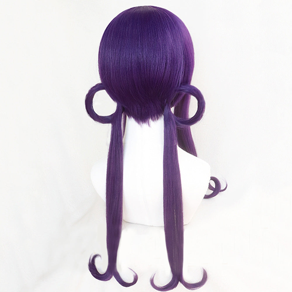 Jibaku 少年 Hanako-Kun Aakane Aoi 紫色 Cosplay 假髮