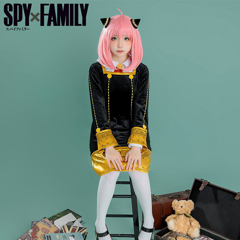 Disfraz de Cosplay de espía X FAMILY Anya Forger