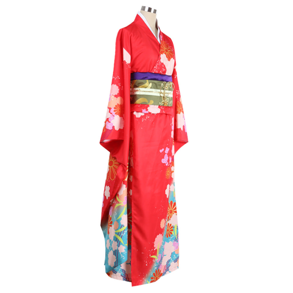 Fate Grand Order FGO Marie Antoinette Kimono Cosplay Disfraz