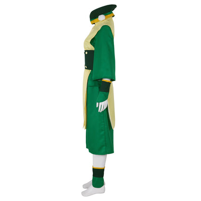 Avatar: The Last Airbender Toph Beifong Green Cosplay Costume