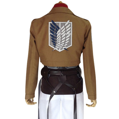 Attack on Titan Shingeki no Kyojin Mikasa Akkaman Mikasa Ackerman Scout Regiment Cosplay Costume