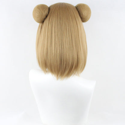 Peluca de cosplay amarilla Frontline P90 para niñas