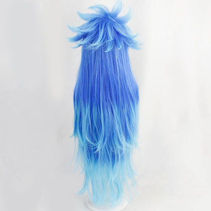 迪士尼扭曲仙境伊迪亞裹屍布藍色角色扮演假髮