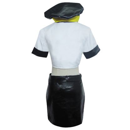 Mutandine e calze con reggicalze Panty Costume cosplay della polizia