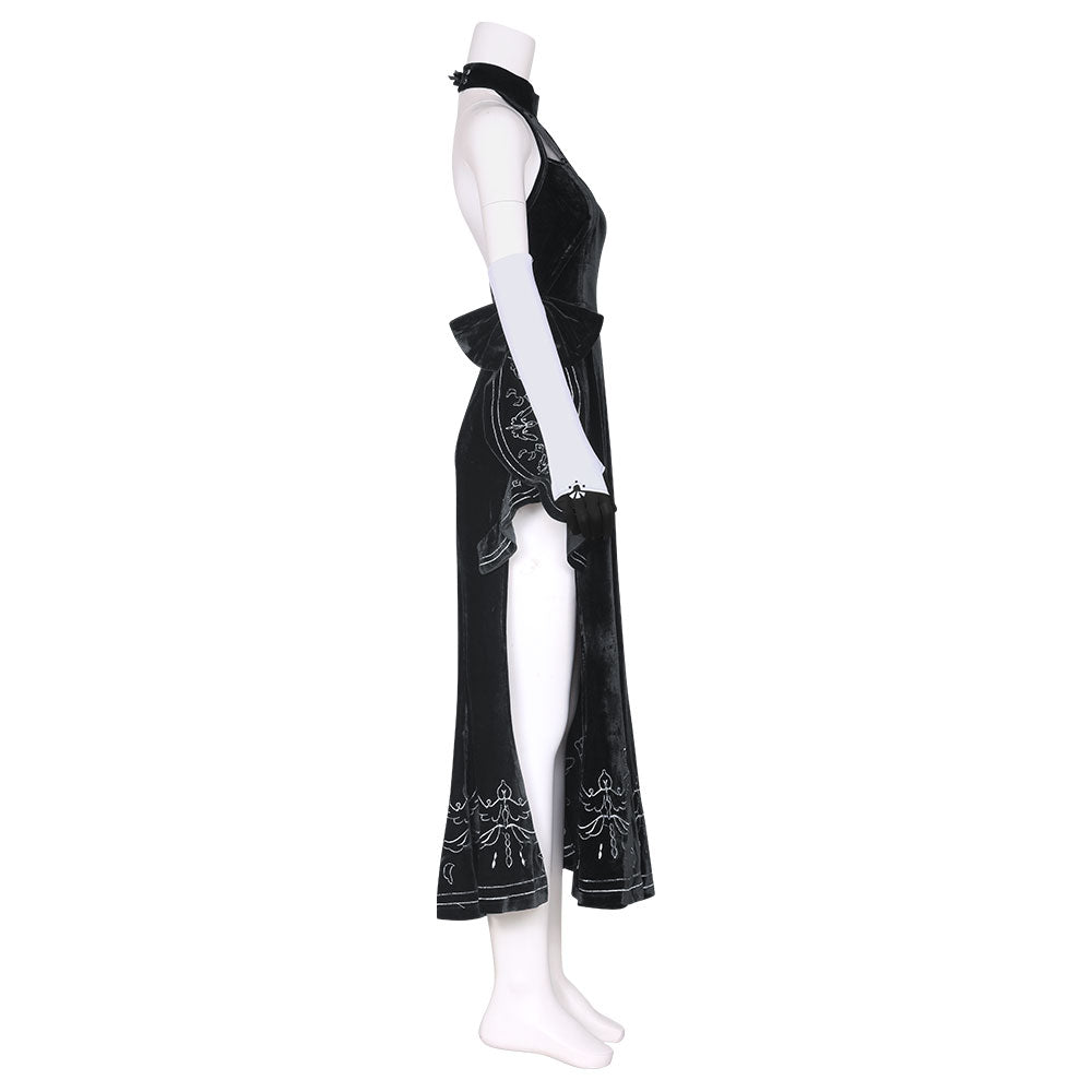 2b evening dress NieR: Automata 2B YoRHa No. 2 Type B Evening Dress Cosplay Costume Gcosplay