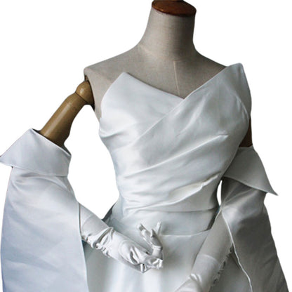 Final Fantasy XV Lunafreya Nox Fleuret Robe De Mariée Cosplay Costume