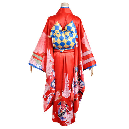 Disfraz de Cosplay de Vocaloid Hatsune Miku Kimono Yukata
