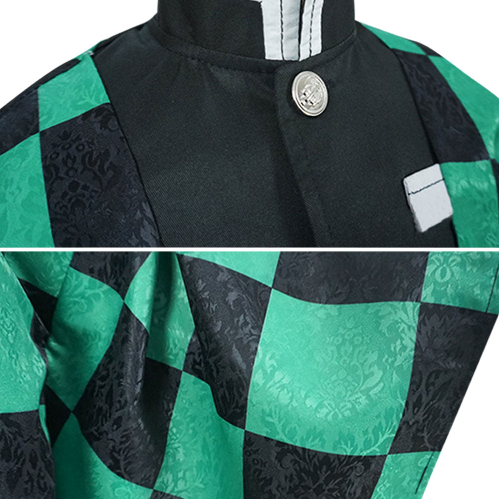 Demon Slayer per bambini: costume cosplay Kimetsu No Yaiba Kamado Tanjirou