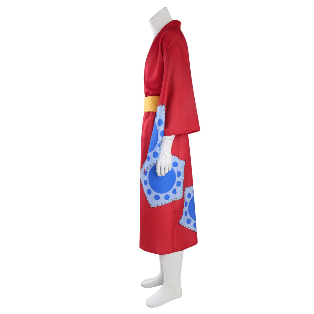One Piece Kimono Outfit Wano Country Monkey D. Luffy Suit Cosplay Costume -  Onepiecefans Store