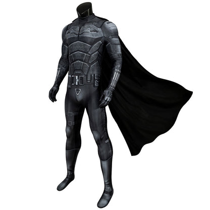 DC The Batman 2022 Bruce Wayne Robert Pattinson Zentai mono disfraz de Cosplay