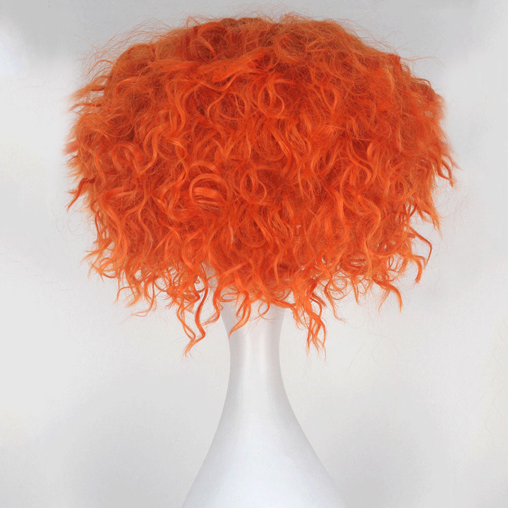 Alice au pays des merveilles à travers le miroir Chapelier Fou Cosplay Perruque orange