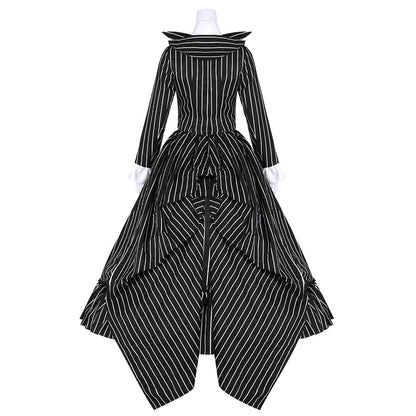 L'incubo prima di Natale femminile Jack Skellington vestito costume cosplay di Halloween