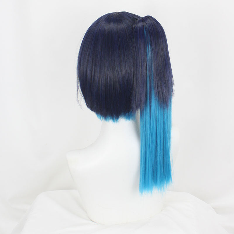 Xenoblade Chronicles 3 Sena azul Cosplay peluca