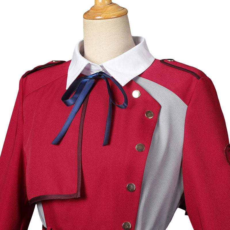 Lycoris Recoil Chisato Nishikigi Red Uniform Cosplay Costume