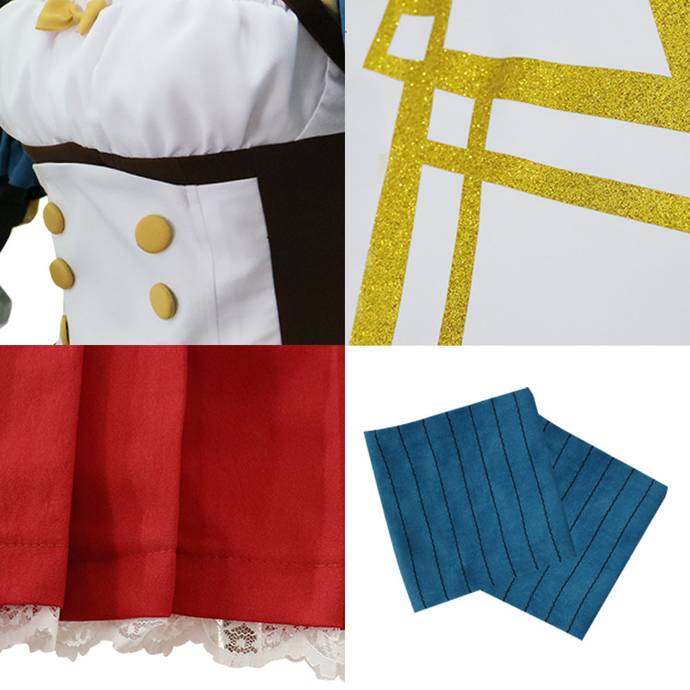 Princess Connect!Re: Dive Pecoriinu Cosplay Costume - Not Included Pauldrons, Elbow wear