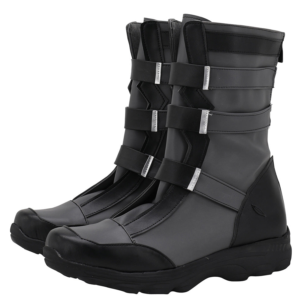 Filles Frontline AK15 Noir Chaussures Cosplay Bottes
