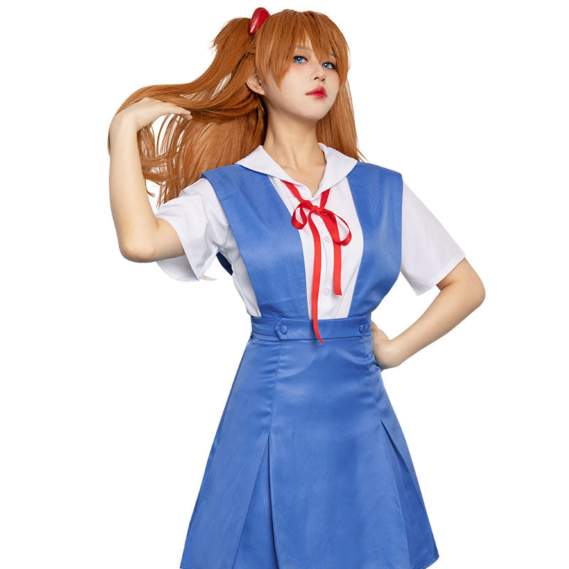 Neon Genesis Evangelion Ayanami Rei Uniform Cosplay Costume – Gcosplay