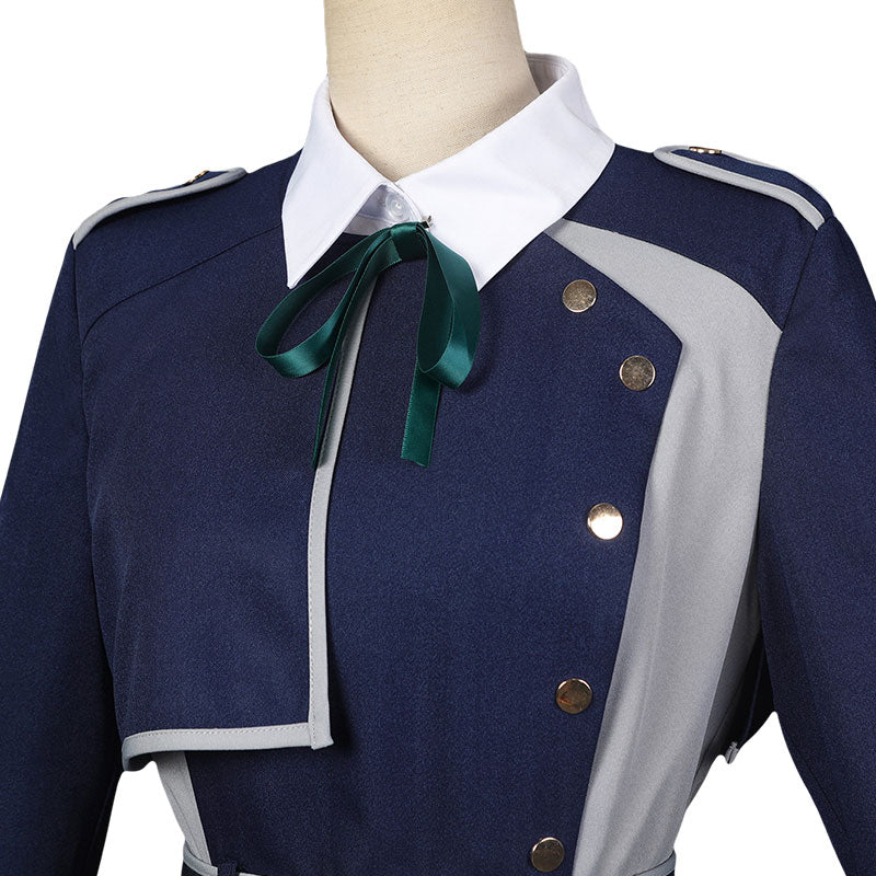 Lycoris Recoil Takina Inoue Costume Cosplay Uniforme Bleu