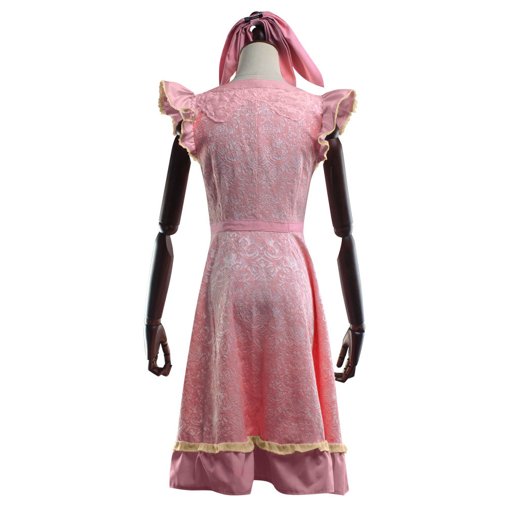 Final Fantasy VII Remake FF7 Aerith Gainsborough Dress Cosplay Costume