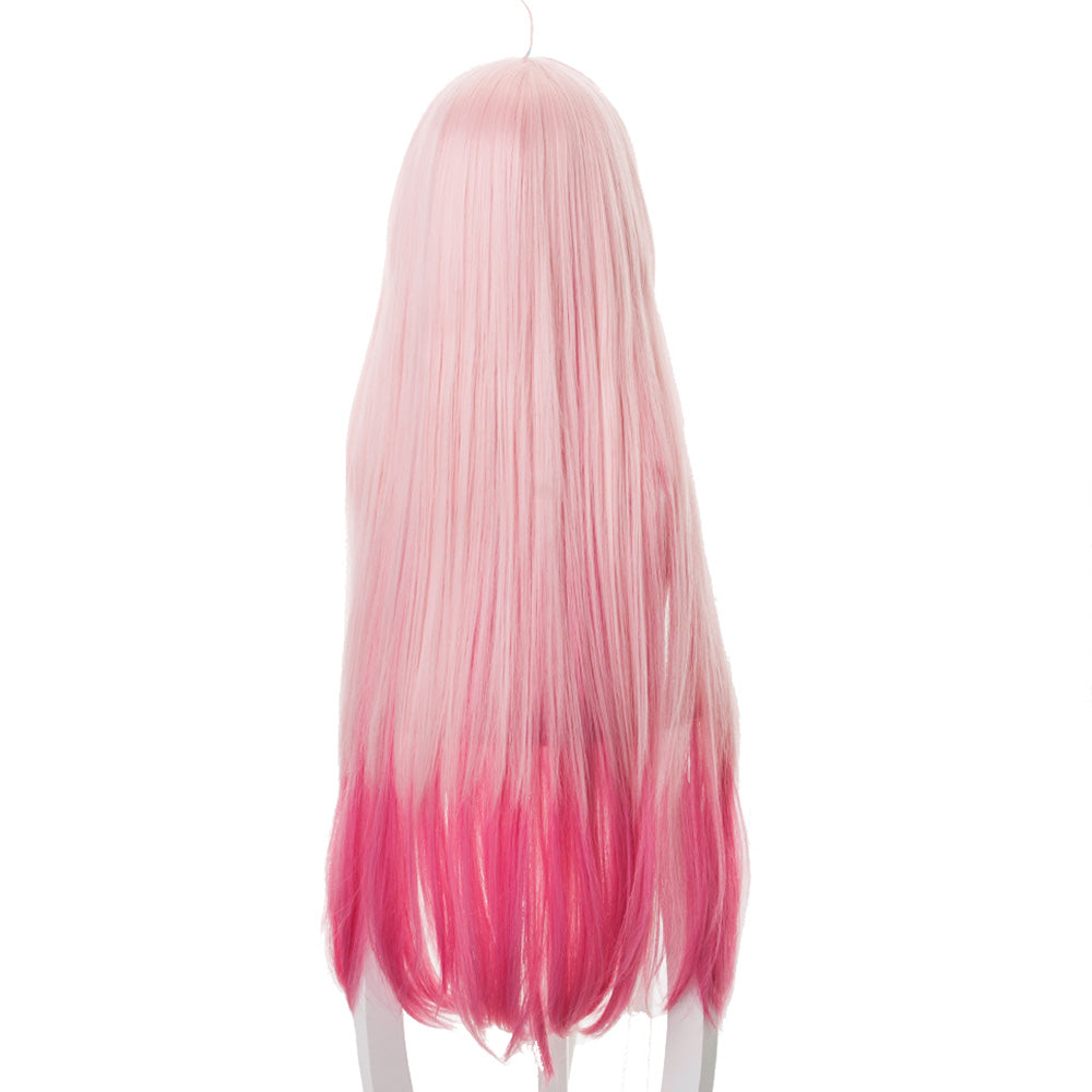 Demon Lord, Retry! Luna Elegant Gradient Pink Rose Cosplay Wig - 494B