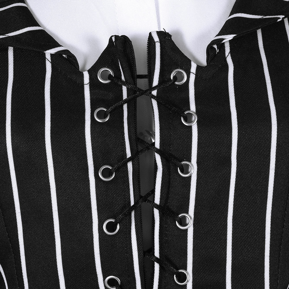 L'incubo prima di Natale femminile Jack Skellington vestito costume cosplay di Halloween